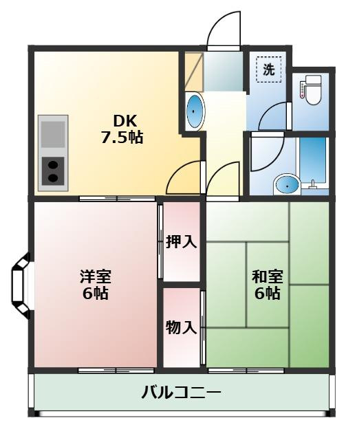 新潮通り一番館の間取り