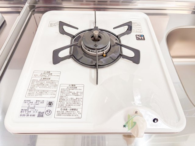 茅場町スカイハイツのキッチン|1口ガスコンロ