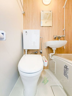 【浴室】 | 茅場町スカイハイツ | トイレ温水便座機能付