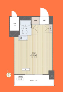 【間取り】 | 茅場町スカイハイツ