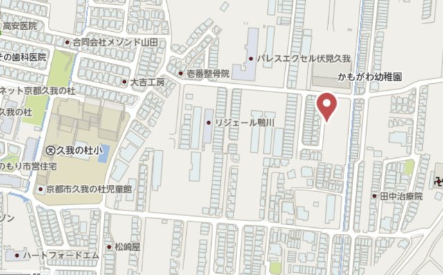 京都市伏見区羽束師鴨川町　新築戸建の地図