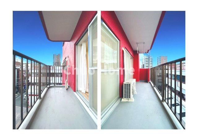 フジハイツのバルコニー|バルコニー×2