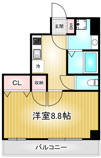 ディアレイシャス東別院Ⅳ｜名古屋市の賃貸ならMy賃貸の間取り|ディアレイシャス東別院Ⅳ