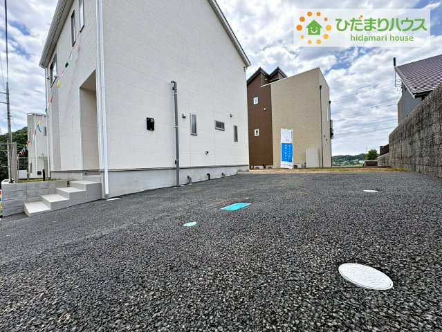 東海村村松第6　新築戸建　2号棟の駐車場|カースペースは2台分確保!(^^)!