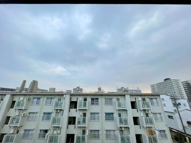 下新庄コーポC棟の展望