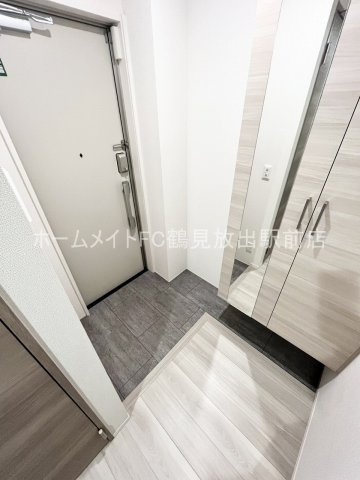 東大阪市新家２丁目の賃貸マンションの玄関