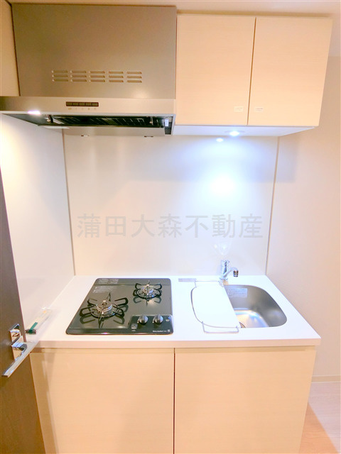 ルネサンスコート蒲田リバーテラス＠仲介手数料無料のキッチン|2口ガスキッチン