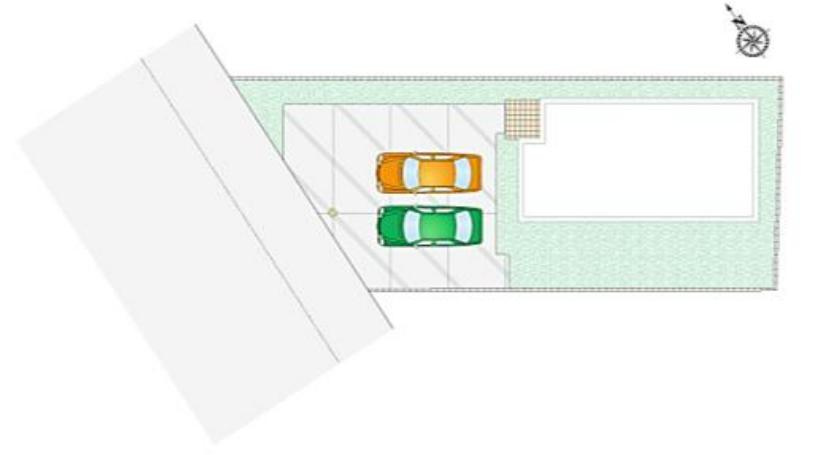 古河市坂間　新築戸建の区画図