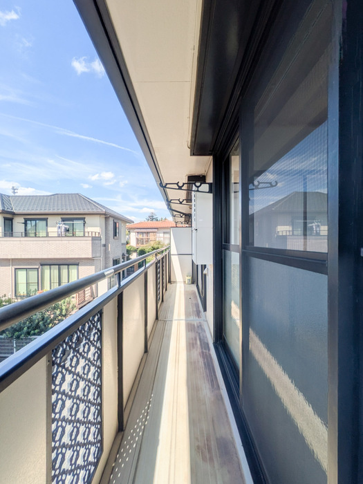 ユニフローラのバルコニー