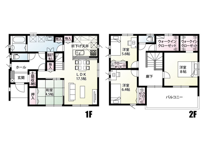 【間取り】 | 東松山市石橋　新築戸建　全31区画　28号棟