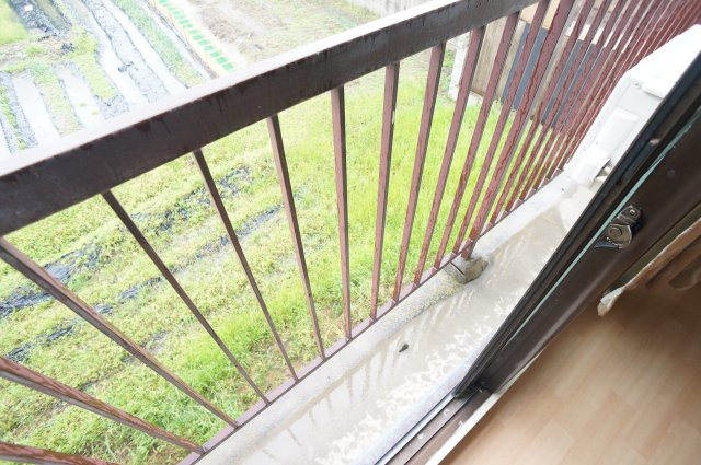 ハイツ福のバルコニー