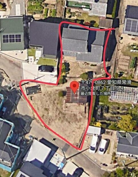 常滑市小倉町７丁目　中古戸建の地図