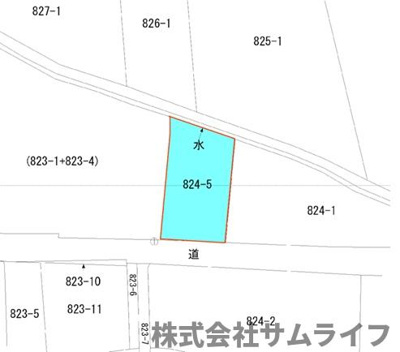 【区画図】 | 潤野65坪売地