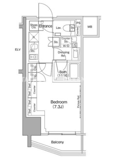 【間取り】 | ザ・パークハビオ荏原中延駅前