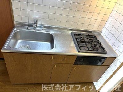 【キッチン】 | F&FアビタシオンⅡ | 2口ガスコンロ