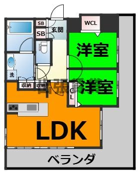 仲介手数料0円！！プレサンスロジェ浄心の間取り