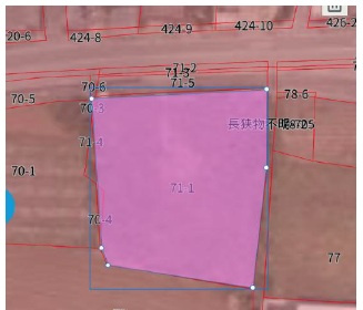 ●糸満市大渡１区画の土地図
