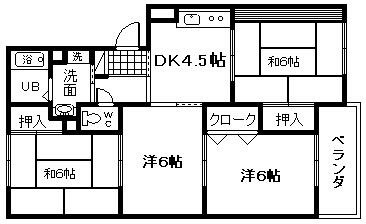 【間取り】 | ライズィングマンション　Ｂ棟