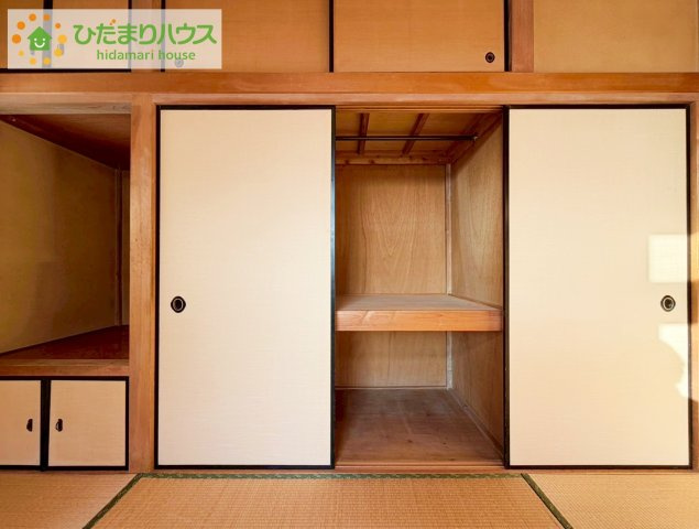 常陸太田市真弓町　中古戸建の収納|押し入れは収納力が魅力ですね。