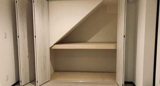 京都市下京区西側町の一戸建ての収納