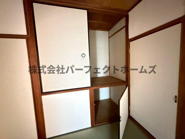 私市2丁目戸建　賃貸の収納|十分な収納スペースがあります
