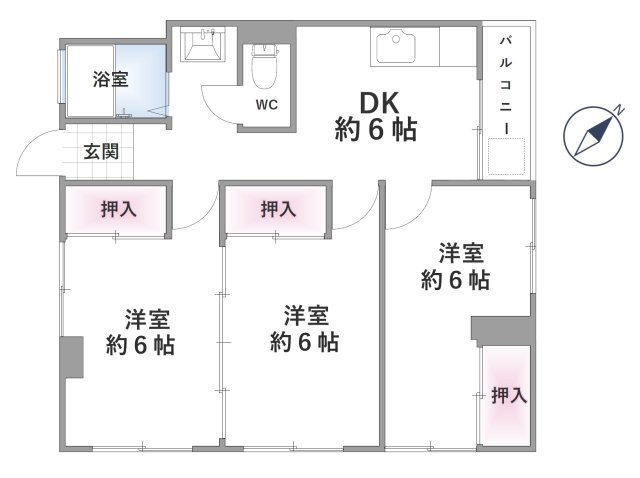 【間取り】 | セントラルマンション