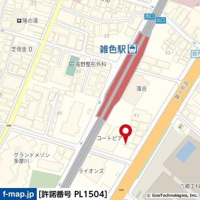 【地図】 | イルビラージュ仲六郷