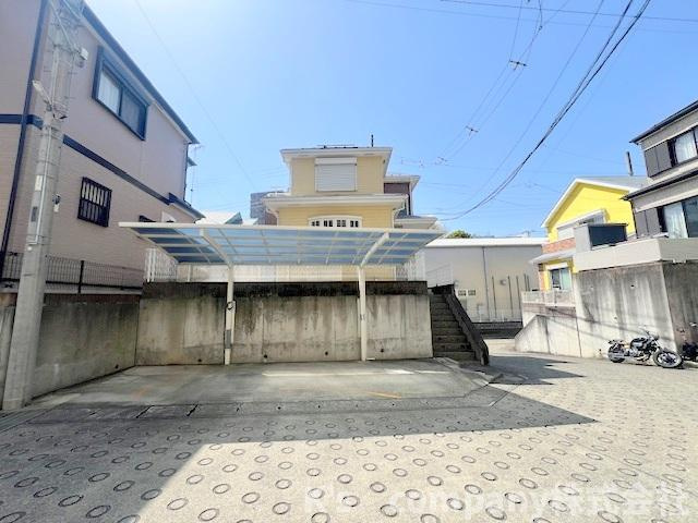 ■厚木市恩名4丁目　中古戸建の前面道路含む現地写真|前面道路は交通量が少なく静かです◇