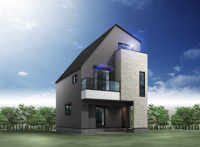 ＜LIBERi リーベリー＞世田谷区世田谷2丁目　希少エリア　限定1棟の外観パース