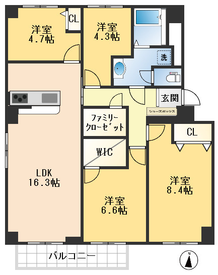 OTC第一ハイツの間取り