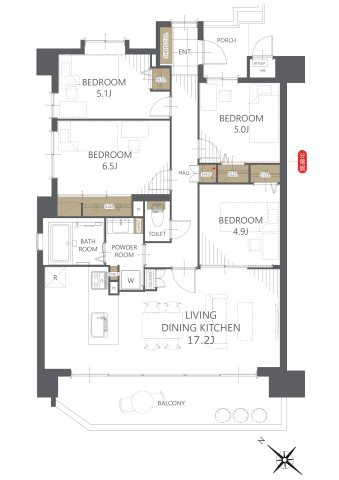 【間取り】ユーハウス尾張横須賀 