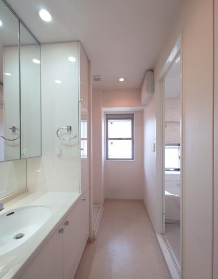 サーパス御殿前通り弐番館の独立洗面台