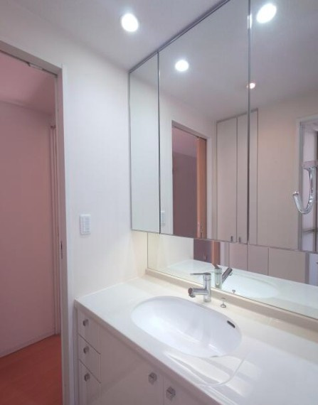 サーパス御殿前通り弐番館の独立洗面台