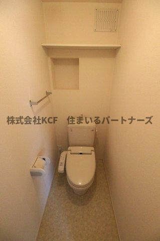 カーサフェリーチェのトイレ|ゆったりとした空間のトイレです