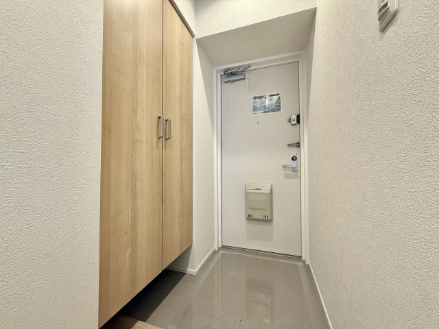 杁中スカイタウンA棟の玄関