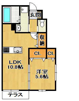 シャルム宝塚の間取り