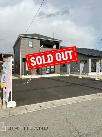 新築戸建・新築建売　大田原市浅香3丁目　制震+耐震で地震に強い　西原小・大田原中の外観|おかげさまでご成約致しました