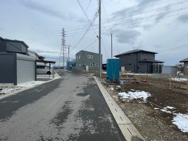 新築戸建・新築建売　大田原市町島第2　市野沢小・金田北中の前面道路含む現地写真|閑静な住宅地の一角！近くに赤十字病院もあります！