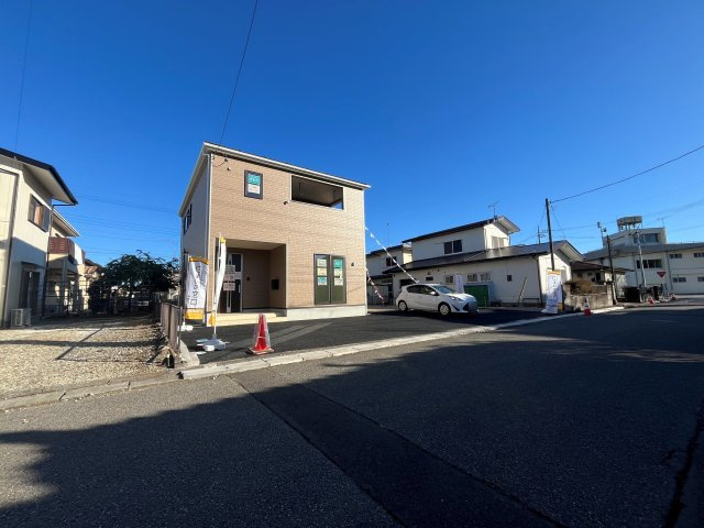 新築戸建・建売　大田原市薄葉　制震+耐震　薄葉小・野崎中の外観|操作も簡単なモニター付きインターフォンで、セキュリティを強化！