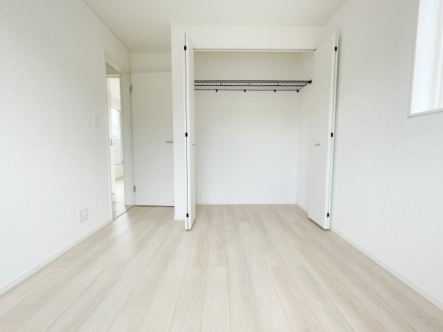 新築戸建・新築建売　棚倉町棚倉字東中居　制震+耐震　棚倉小・棚倉中の収納|クローゼット収納は各部屋についています！