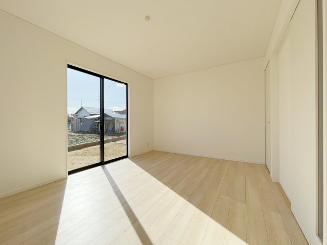 新築戸建・新築建売　矢吹町八幡町第24　善郷小・矢吹中の外観|お庭付きで園芸や家庭菜園なども楽しむことができます！