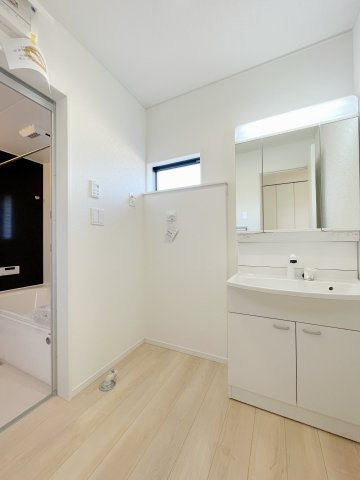 新築戸建・新築建売　泉崎村北平山第2　泉崎第二小・泉崎中の洗面所|同社施工例