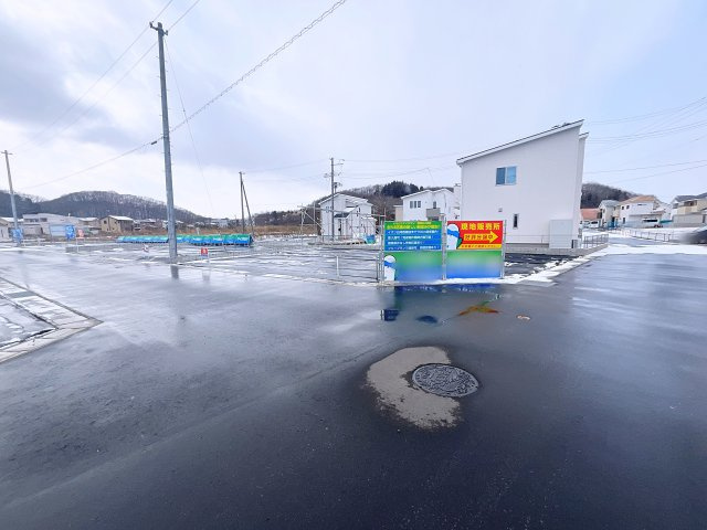 新築戸建・新築建売　西郷村小田倉字前原　小田倉小・西郷第二中の前面道路含む現地写真