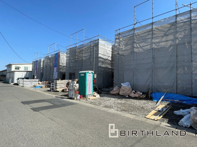 新築戸建・新築建売　鏡石町境第4　第一小・鏡石中の外観|【4号棟】上棟致しました！