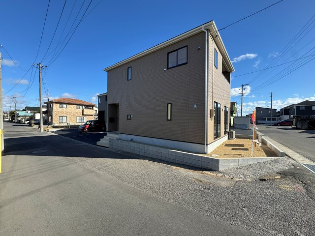新築戸建・新築建売　岩瀬郡鏡石町旭町【耐震＋制震】第二小・鏡石中の前面道路含む現地写真