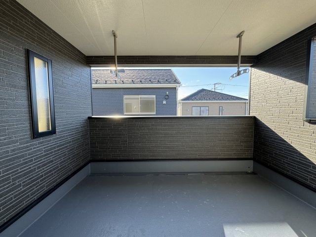 新築戸建・新築建売　岩瀬郡鏡石町旭町【耐震＋制震】第二小・鏡石中のバルコニー