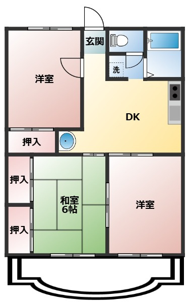 ロイヤルハイツの間取り