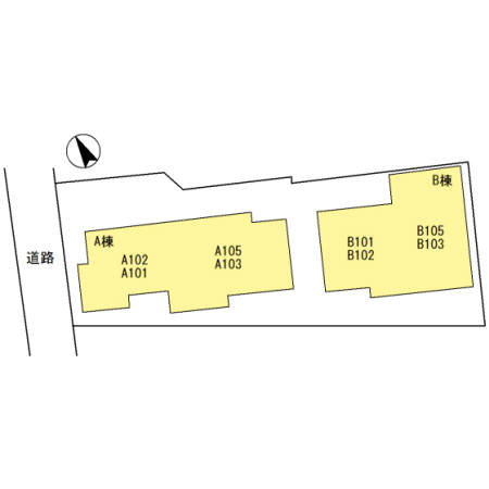 メゾン ド ボヌールの区画図