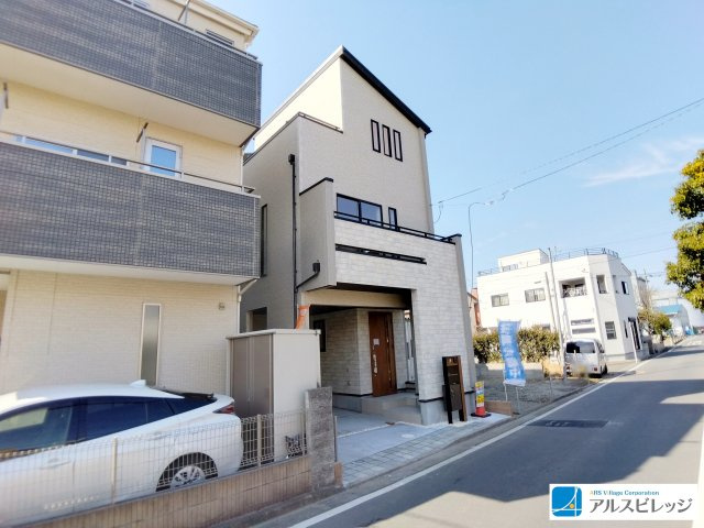 新築／志木市中宗岡１丁目　全１棟の前面道路含む現地写真