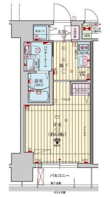 【間取り】 | ファーストフィオーレ神戸元町